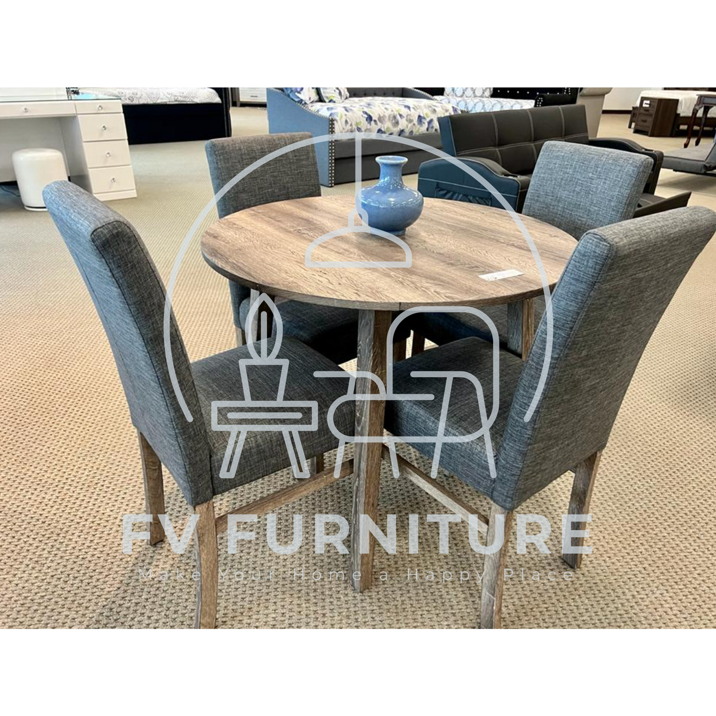 5cps Round Dining Set