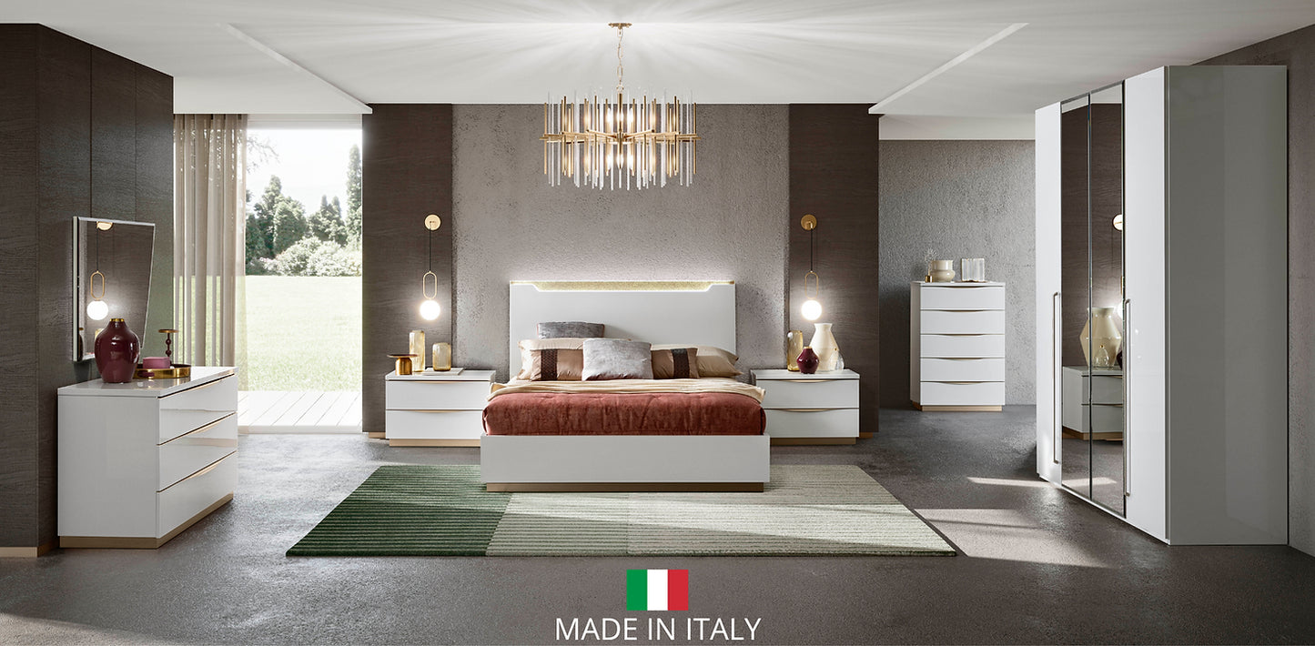 Kharma Collection 2 Modern Italian 5pcs Bedroom Set