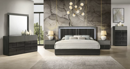 5pcs B93 Raven Italian Bedroom Set