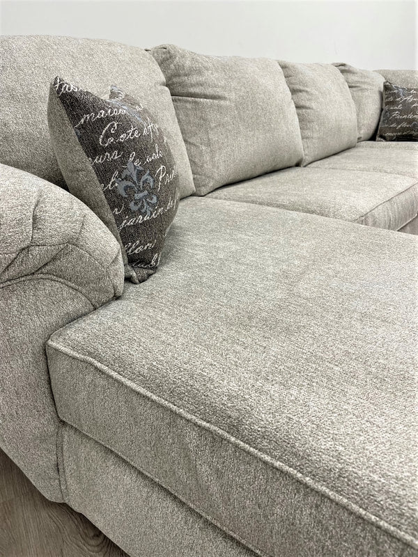 Brentwood Grey Linen Oversized Sectional