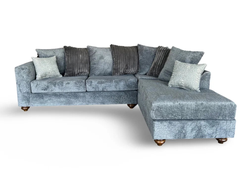 S310 Rivera Grey Fabric Sectional