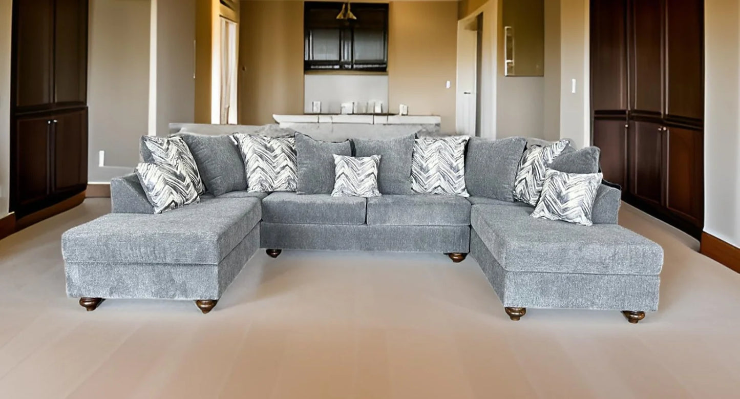 S330 Zander Grey Sectional