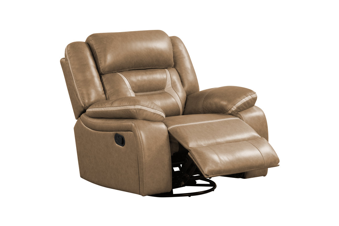 3pcs Luka Light Brown Palomino Oversized Reclining Set