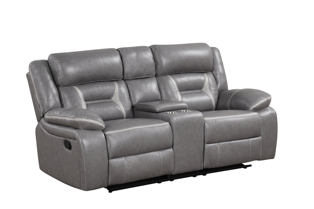 3pcs Luka Grey Palomino Oversized Reclining Set