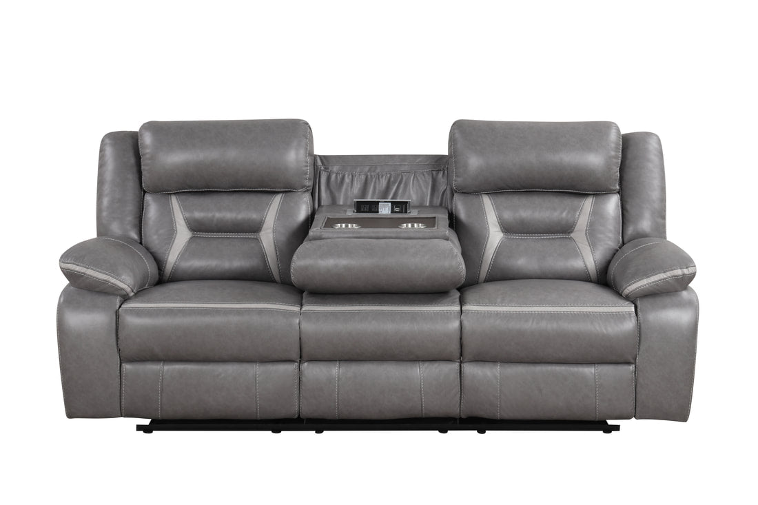 3pcs Luka Grey Palomino Oversized Reclining Set