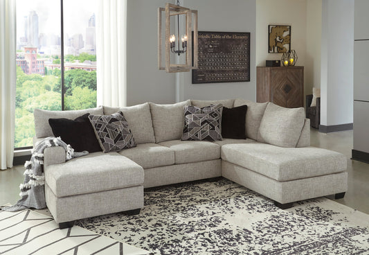 Ashley 960-06 Grey Fabric Sectional