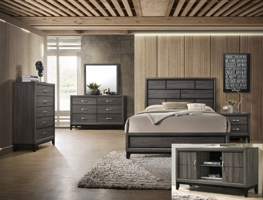 5pcs Wood Bedroom Set (Multiple Sizes)