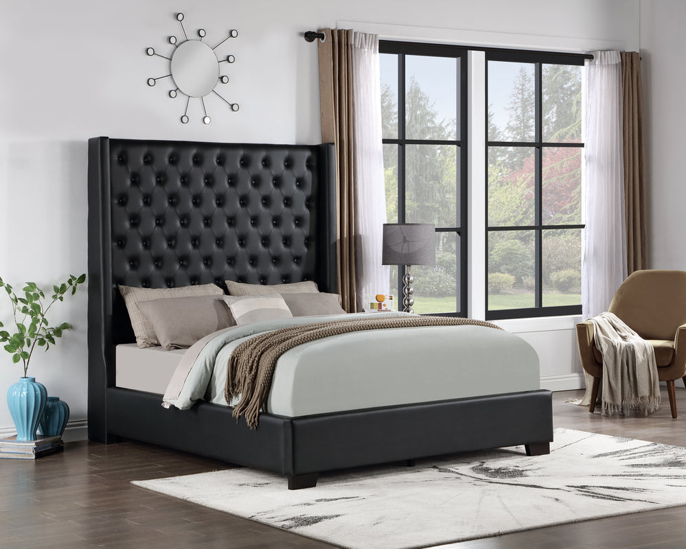 6ft Tall PU Leather Bed Frame